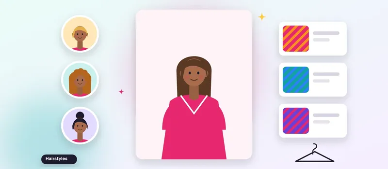 AI hairstyle and outfit try-on