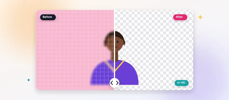 AI photo upscaling and background removal